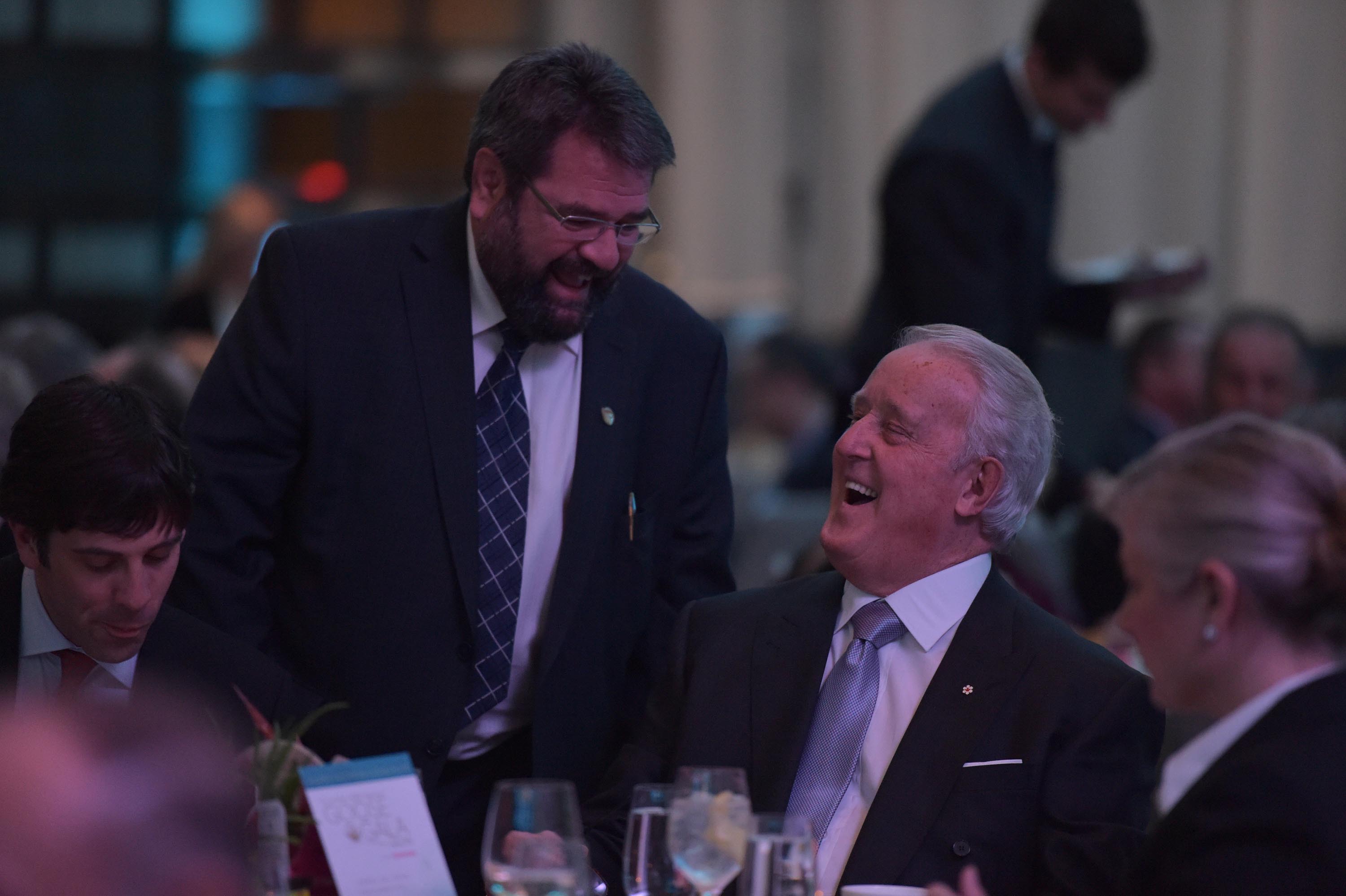 Nicolas Laurin and the Right Honourable Brian Mulroney
