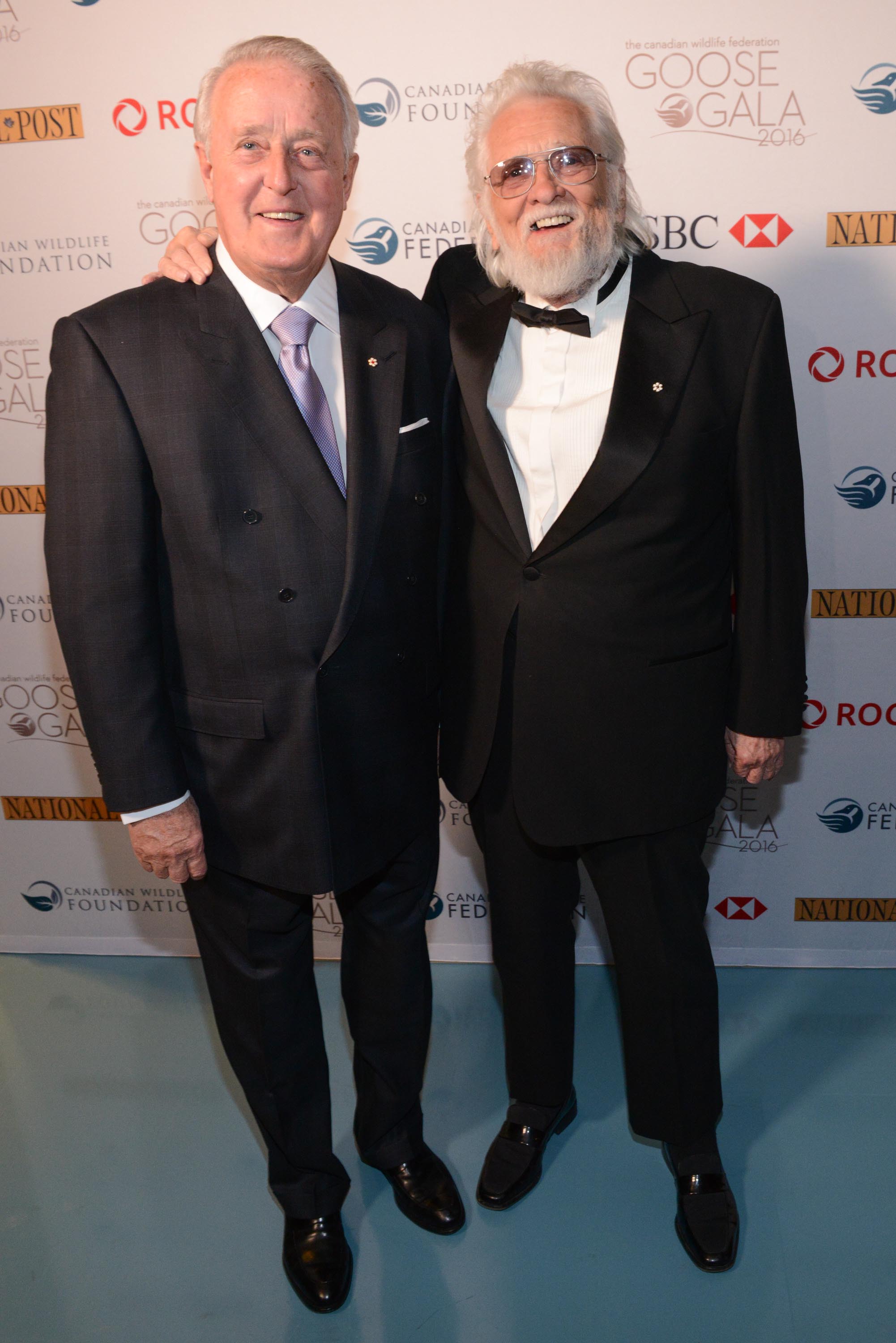 The Right Honourable Brian Mulroney and Ronnie Hawkins