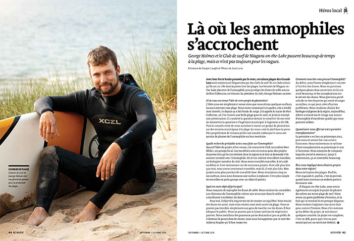 Biosphere Sept Oct 2014 Local Hero