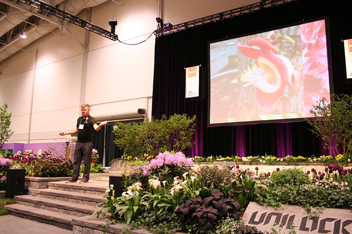 Ken at Canada Blooms
