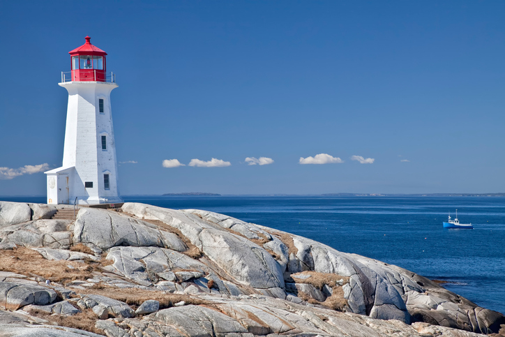 Lighthouse on the coast