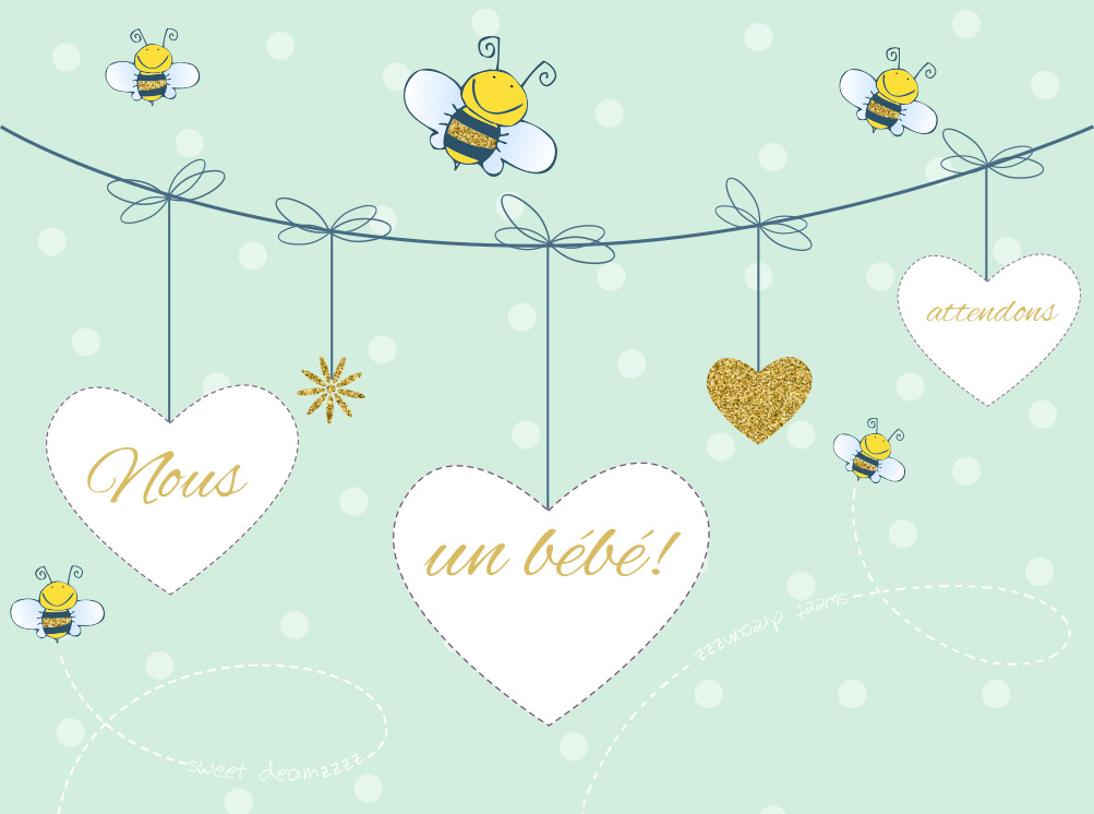 Pregnancy announcement card