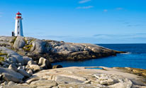 Shoreline coast nova scotia lighthouse 206