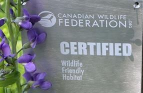 Get Certified! Backyard Habitat Certification Sign