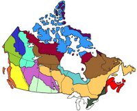 Ecozone map