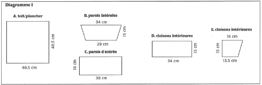 Diagram of planter box pieces