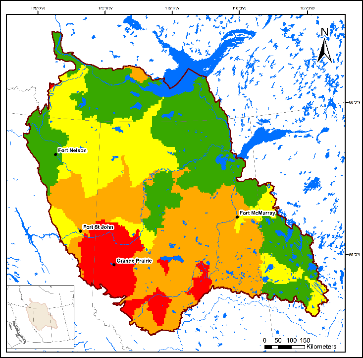 Fisher habitat in 2060