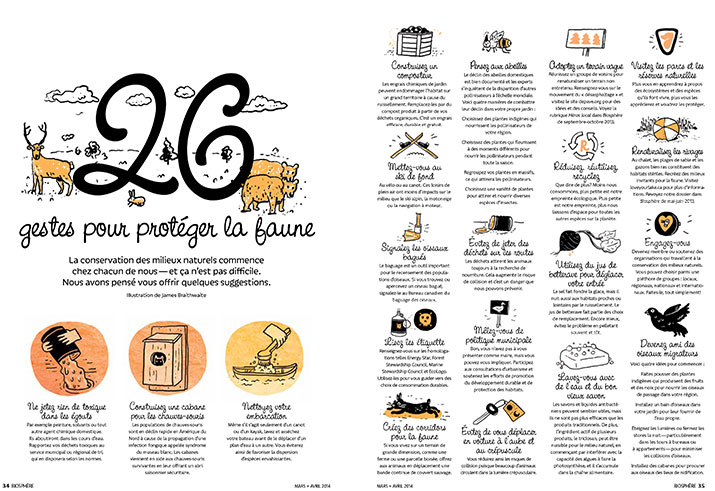 Reportages: 26 gestes pour protéger la faune