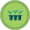 gardening badge icon