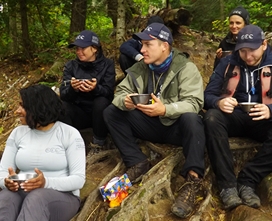 ccc members having tea