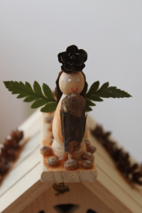 Ornament on top of a fairy house