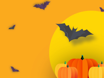 bat moon pumpkin