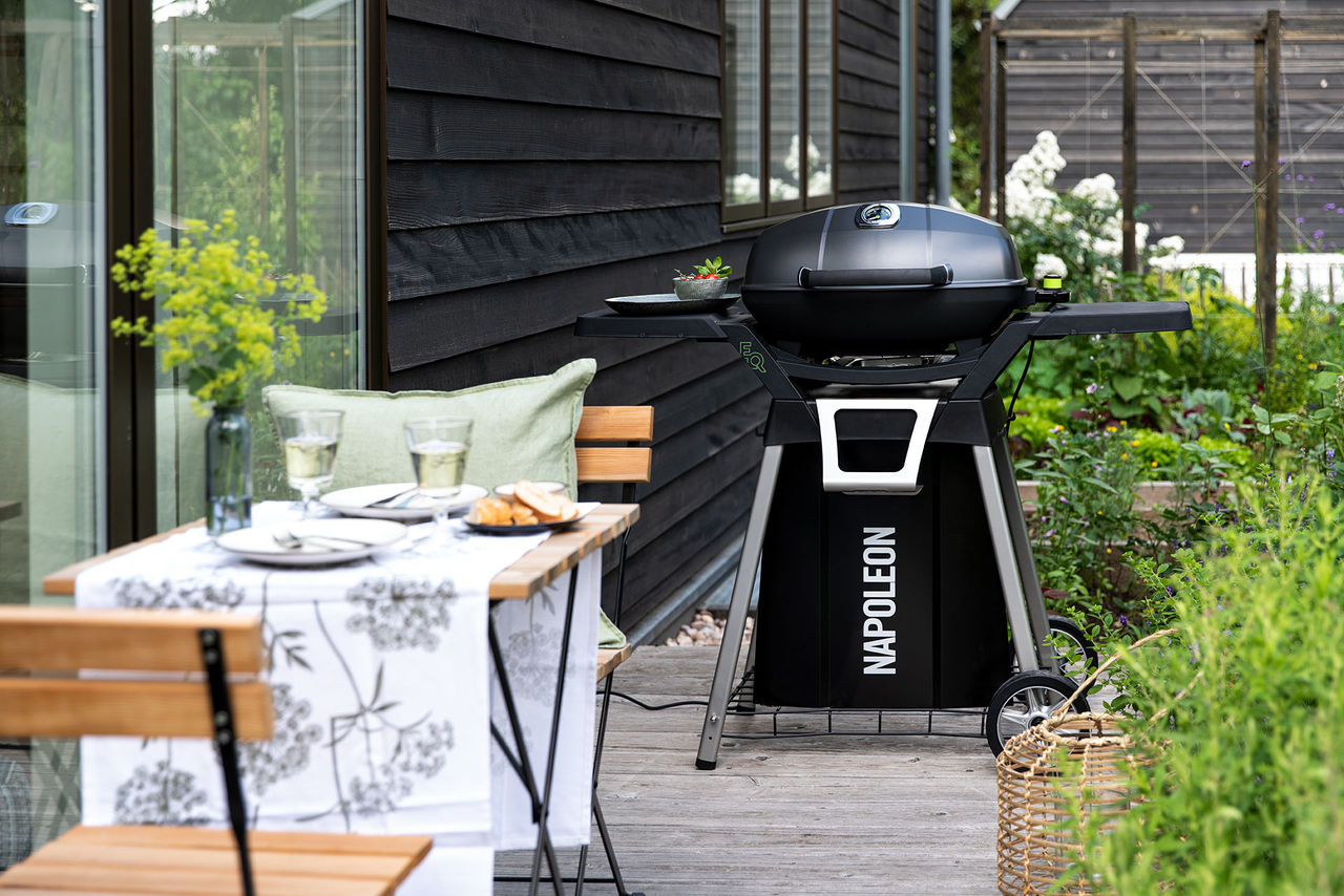 napoleon bbq on patio