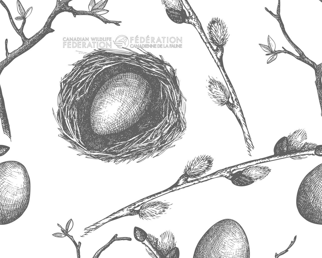 vintage nest illustration lg