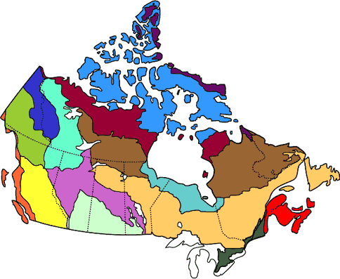 Canadian Wildlife Federation: Zone Maps